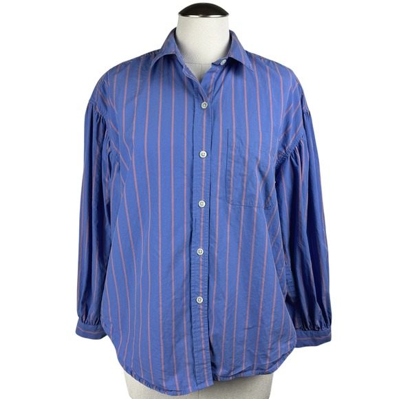 Rails‎ Women's Button Down Shirt Small Striped Blouse Long Sleeve Top Jane Lima